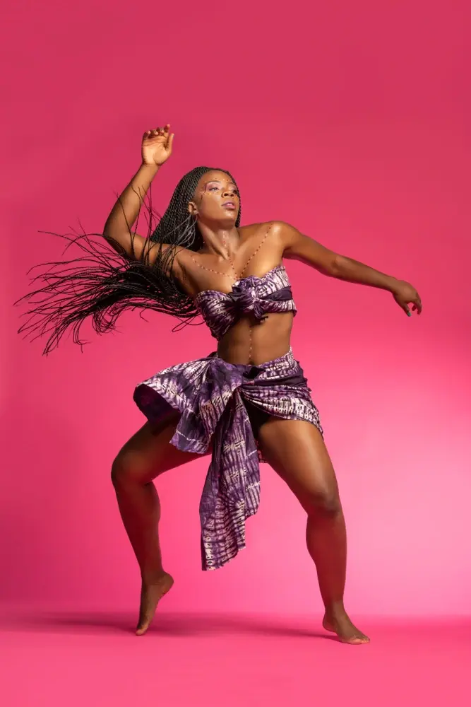 African Woman Dancing